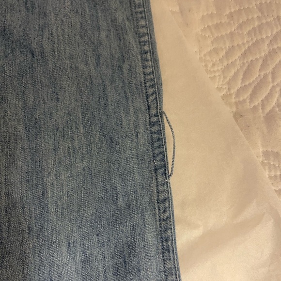 Faherty Tried & True Chambray Midi Shirtdress Women’s Medium - Picture 16 of 17